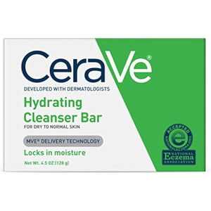 Buy now CeraVe Hydrating Cleanser Bar - Soap-Free Body and Facial Cleanser with 5% Moisturizing Cream - 4.5 Ounce Bar at indiglob india