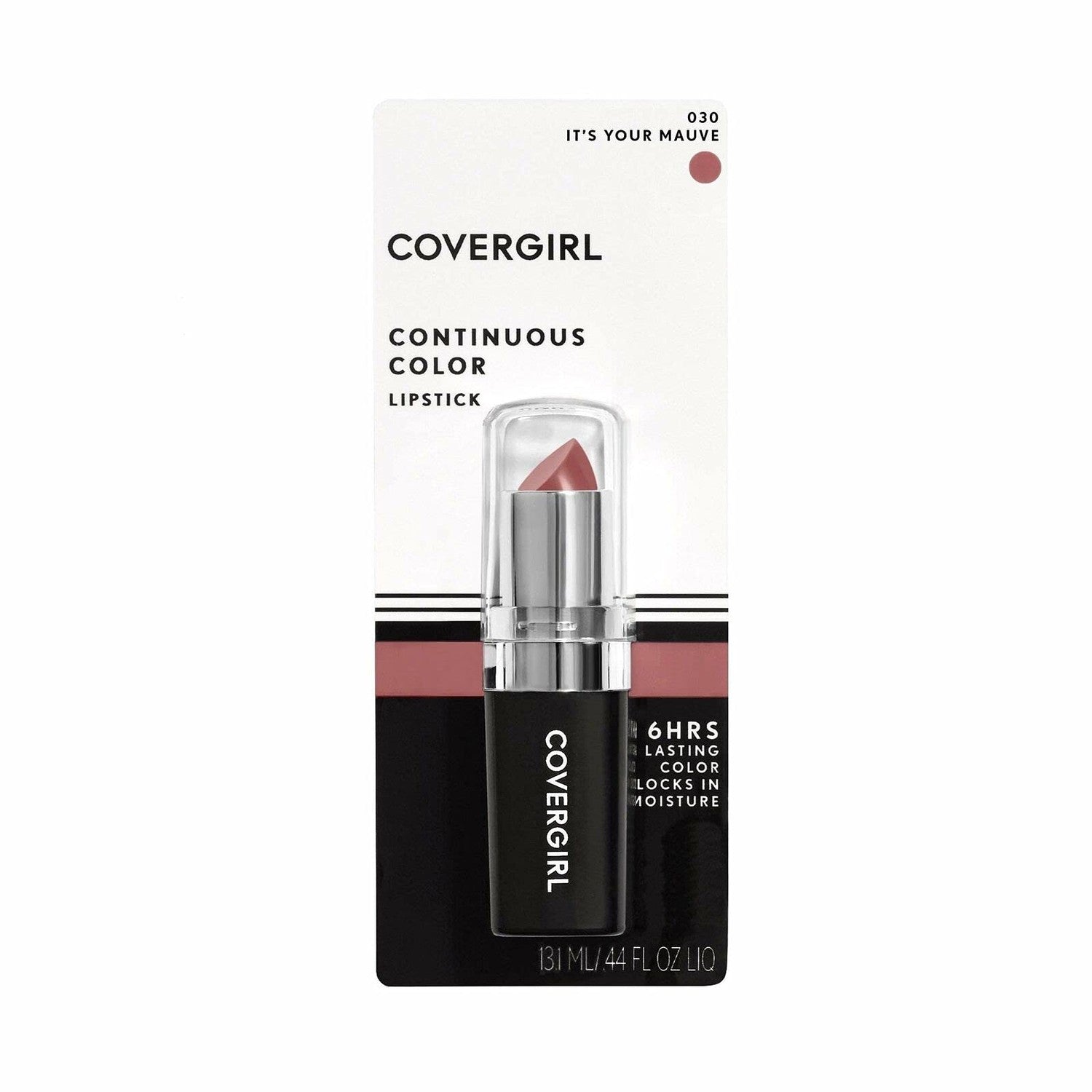 COVERGIRL COVERGIRL Continuous Color Lipstick It's Your Mauve 030, 0.13 oz (packaging may vary) Arrival | Original India