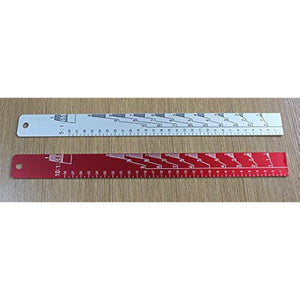 Buy now Aluminum Paint Stick Car Paint Proportional Measuring Scale Solvent Resistant Painting Mixing Tool Ruler (Ratio 2:1 4:1) at indiglob india