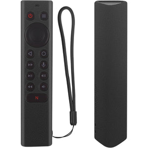 Buy now Protective Silicone Remote Cover for NVIDIA Shield TV Pro/4K HDR Remote Controller Washable Anti-Lost Shockproof Case with Loop-Black at indiglob india