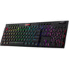 Redragon K618 PRO 3-Mode Wireless RGB Mechanical Keyboard, BT/2.4Ghz/Wired Low Profile Win/Mac Gaming Keyboard w/Ultra-Thin Design, Dedicated Media Control & Linear Red Switch - Brown Switch