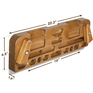 Buy now Yes4All Wooden Hang Board/Climbing Board for Doorway - Hand Strengthener Equipment for Training Finger, Grip and Pull Up at indiglob india