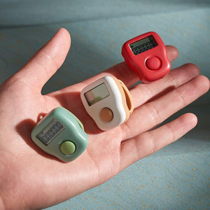 Buy now Rechargeable Silent Finger Counter 6 Channels Digital Tasbih Tally Clicker with LED for Prayer Knitting Sports Gift at indiglob india