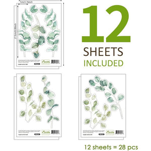 Buy now funlife 72Pcs DIY Wall Stickers, Peel and Stick Colorful Wall Decal for Window Play Room Decoration, Kids Baby Nursery Decor, Leaf Pattern2 at indiglob india