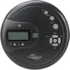 GPX PC332B Portable CD Player with Anti-Skip Protection, FM Radio and Stereo Earbuds - Black - Black