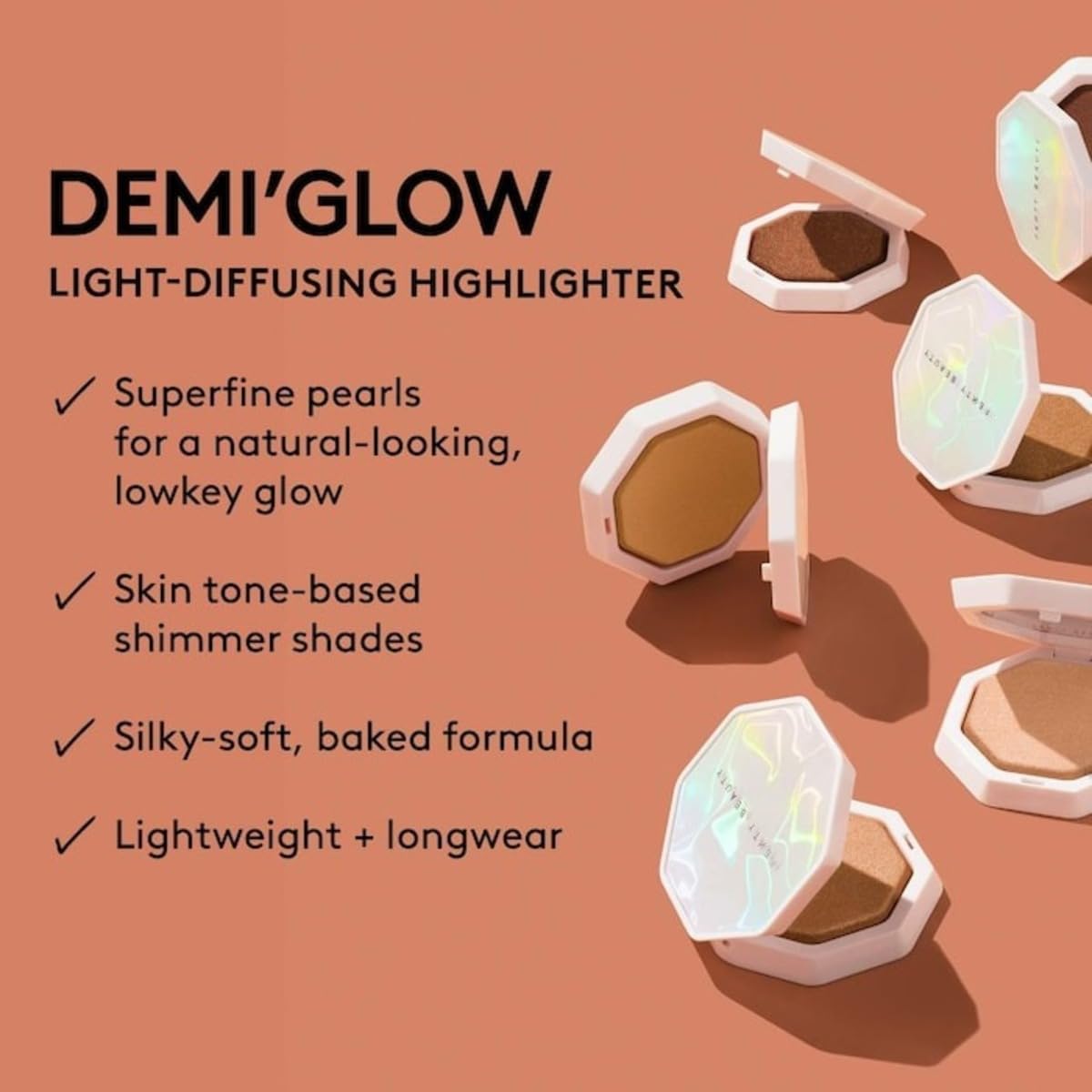 FENTY BEAUTY Demi'Glow Light-Diffusing Highlighter by Fenty Beauty Online | Best India Price