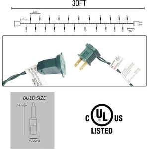 Buy now Dazzle Bright Christmas Mini String Lights, 60FT 300 Incandescent Green Wire Fairy Lights UL Certified Christmas Decorations for Indoor Outdoor Yard Party Xmas Tree Decor, Warm White at indiglob india