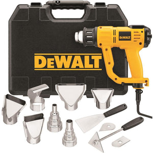 Buy now DEWALT Heat Gun with LCD Display & Hard Case/Accessory Kit (D26960K), Yellow at indiglob india