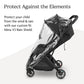 Buy now UPPAbaby Minu V3 Rain Shield - Waterproof and Windproof Coverage - Ventilated Design - Quick Attachment - Easy Access to Child at indiglob india