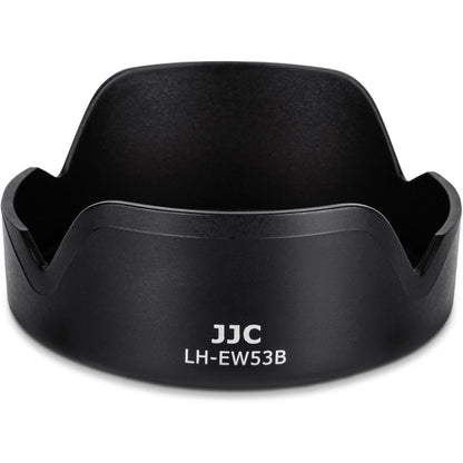 Buy now JJC Camera Lens Hood Shade for Canon EF-M 15-45mm f/3.5-6.3 is STM & RF-S 18-45mm f/4.5-6.3 is STM Lens on Canon EOS R100 R50 M50 M50 Mark II M5 M6 M6 Mark II M200 M100 Replaces Canon EW-53 Hood Replaces Canon EW-53B at indiglob india