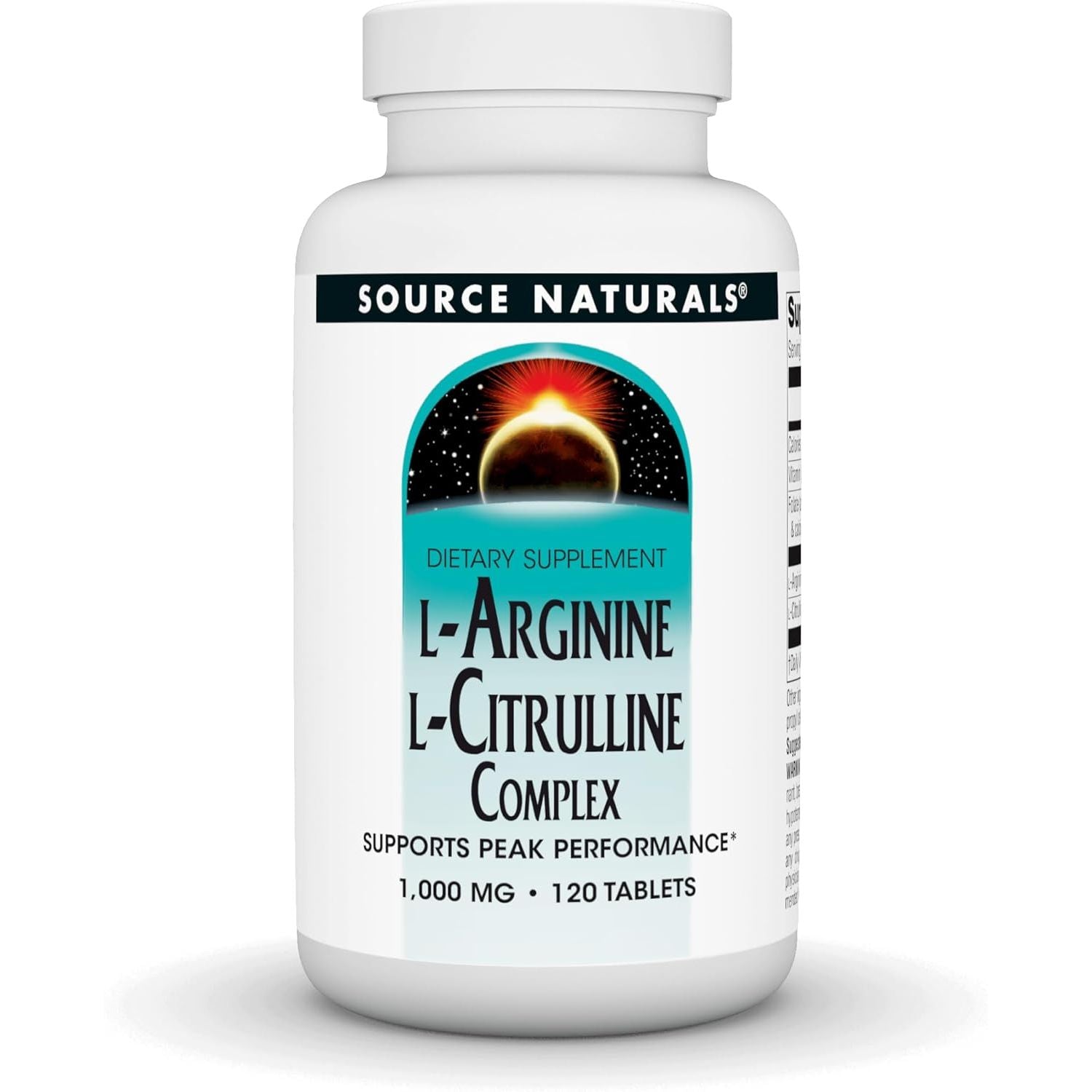 Buy now Source Naturals L-Arginine L-Citrulline Complex, 120 Tablets, 1000 mg at indiglob india