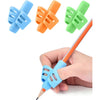 JuneLsy Pencil Grips for Kids Handwriting Pencil gripper Pencil Holder Posture Correction Training Writing AIDS for preschooler Kids toddler Children Special Needs (3 PCS) - 3PCS
