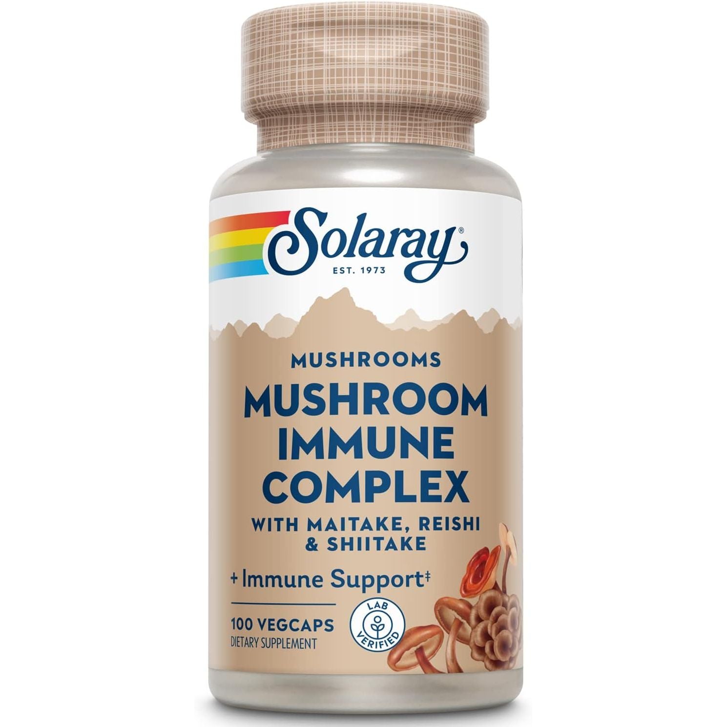 Buy now SOLARAY Reishi Mushroom 600mg - Reishi Mushroom Capsules for Immune Support - Vegan, Lab Verified - 60-Day Money-Back Guarantee - 100 Servings, 100 VegCaps 100 Count (Pack of 1) Immune Complex at indiglob india