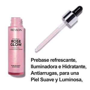 Buy now Revlon Face Primer, PhotoReady Rose Glow Face Makeup for All Skin Types, Hydrates, Illuminates & Moisturizes, Infused with Quartz and Hydrating Oil Beads, Rose Quartz, 1 Fl Oz at indiglob india