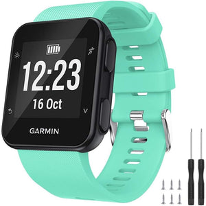 Buy now Watbro Band Compatible with Garmin Forerunner 35, Soft Silicone Watch Band Replacement Strap, for Garmin Forerunner 35 Smart Watch, Fit 5.11-9.05 Inch (130mm-230mm) Wrist at indiglob india