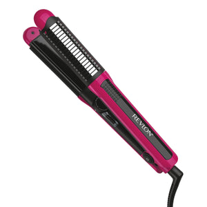 Buy now REVLON Perfect Match Flat Iron - 2-in-1 Hair Straightener and Curling Iron, Triple Oil-Infused Helps Reduce Heat Damage & Restore Hair's Natural Moisture & Shine at indiglob india