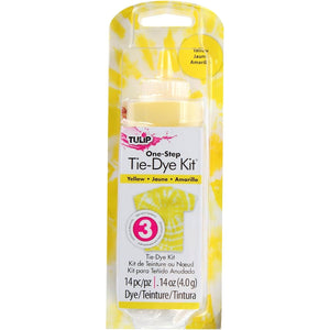 Buy now Tulip One-Step Tie-Dye Kit, Vibrant Colors for Fabric 4 fl oz, Yellow at indiglob india