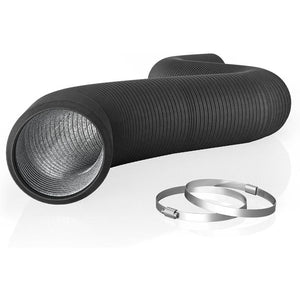 Buy now AC Infinity Flexible 4-Inch Aluminum Ducting, Heavy-Duty Four-Layer Protection, 25-Feet Long for Heating Cooling Ventilation and Exhaust at indiglob india