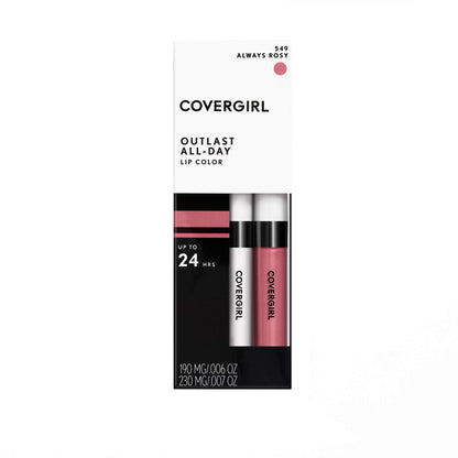 COVERGIRL COVERGIRL Outlast All-Day Lip Color With Topcoat, Red Hot Online | Shop India Quality