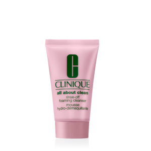 Clinique Clinique All About Clean Rinse-Off Foaming Face Wash | Face Cleanser With Hyaluronic Acid + Glycerin For Oily Skin Types | Dissolves Makeup + Sunscreen Online | Best Daily