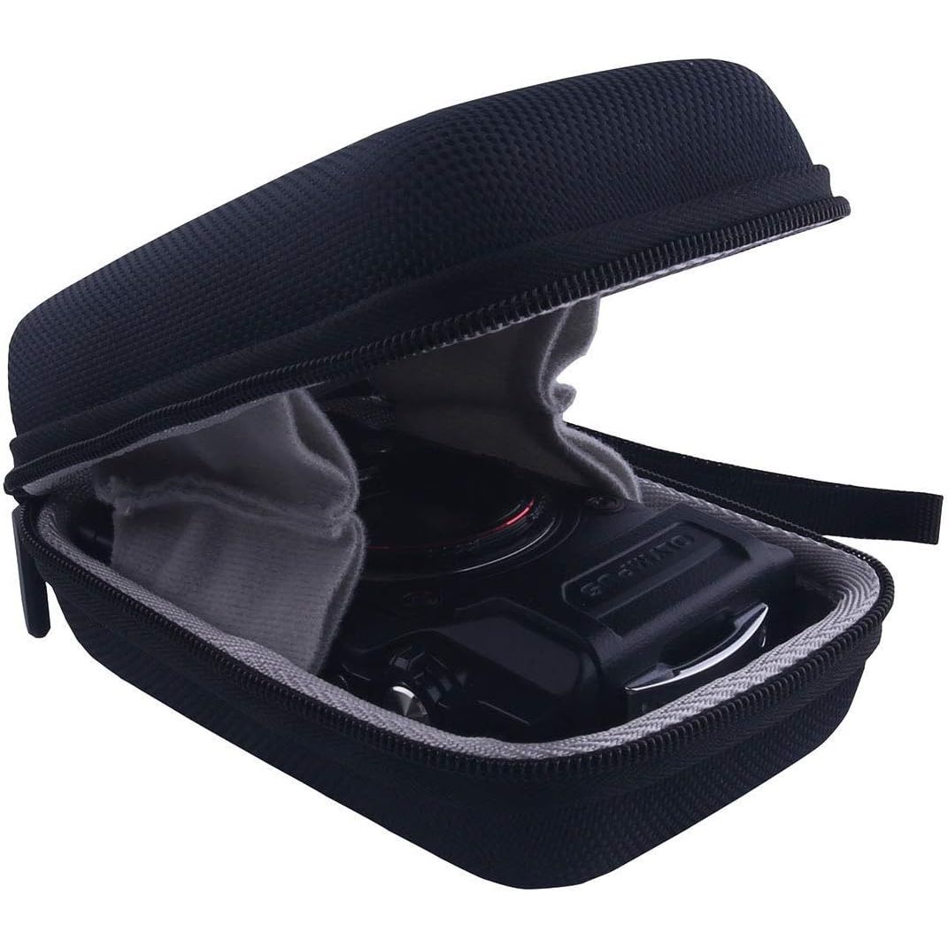 Buy now WERJIA Hard Carrying Case for Olympus Tough TG-7/TG-6/ TG-5/TG-4 Digital Camera Case (Storage case, Black) black at indiglob india
