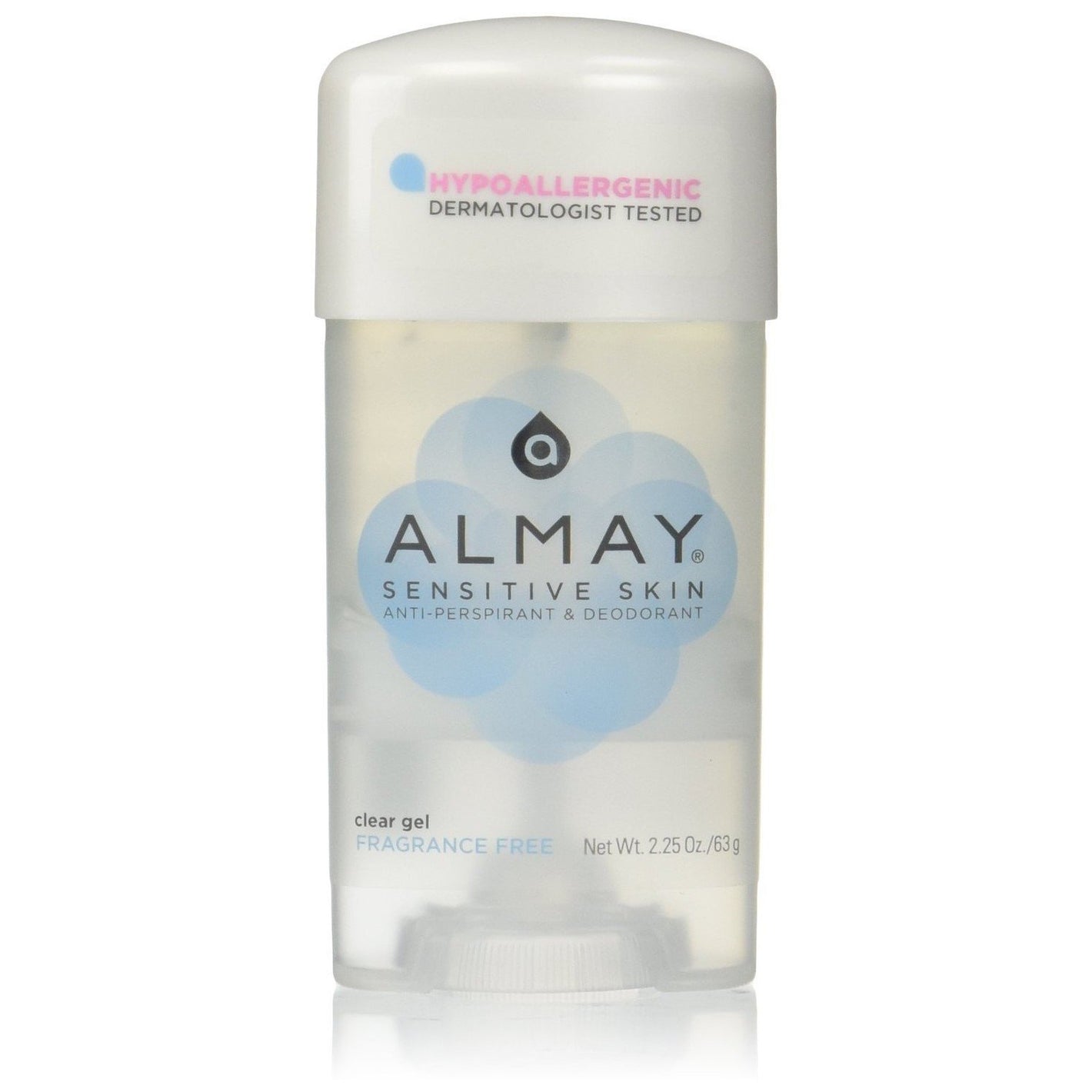 REVLON Almay Sensitive Skin Clear Gel, Anti-Perspirant and Deodorant, Fragrance Free, 2.25 Oz (Pack of 2) Deals | Shop Online India