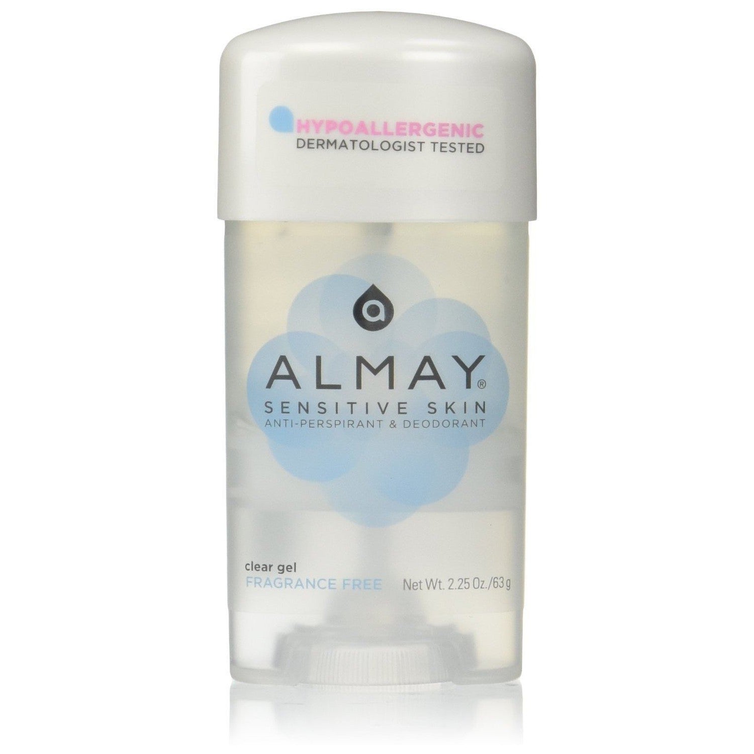 REVLON Almay Sensitive Skin Clear Gel, Anti-Perspirant and Deodorant, Fragrance Free, 2.25 Oz (Pack of 2) Deals | Shop Online India