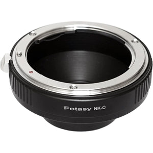 Buy now Fotasy 16mm Prime Black C Mount & Nikon F Lens Adapter, Manual Focus, No Electrical Contacts, Compatible with CCTV, Microscope Cameras & Cine Movie Making System at indiglob india