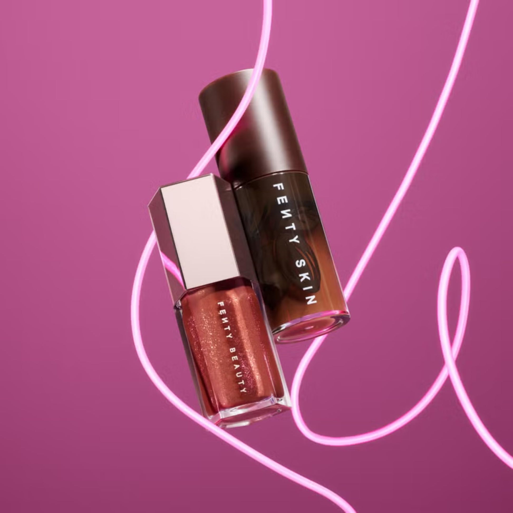 FENTY BEAUTY FENTY BEAUTY Chocolit Treatz - Lip Luminizer (.18 Fl Oz) + Lip Oil Duo (.19 Oz) India | Premium