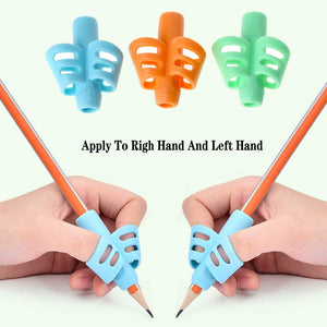 Buy now JuneLsy Pencil Grips for Kids Handwriting Pencil gripper Pencil Holder Posture Correction Training Writing AIDS for preschooler Kids toddler Children Special Needs (3 PCS) at indiglob india