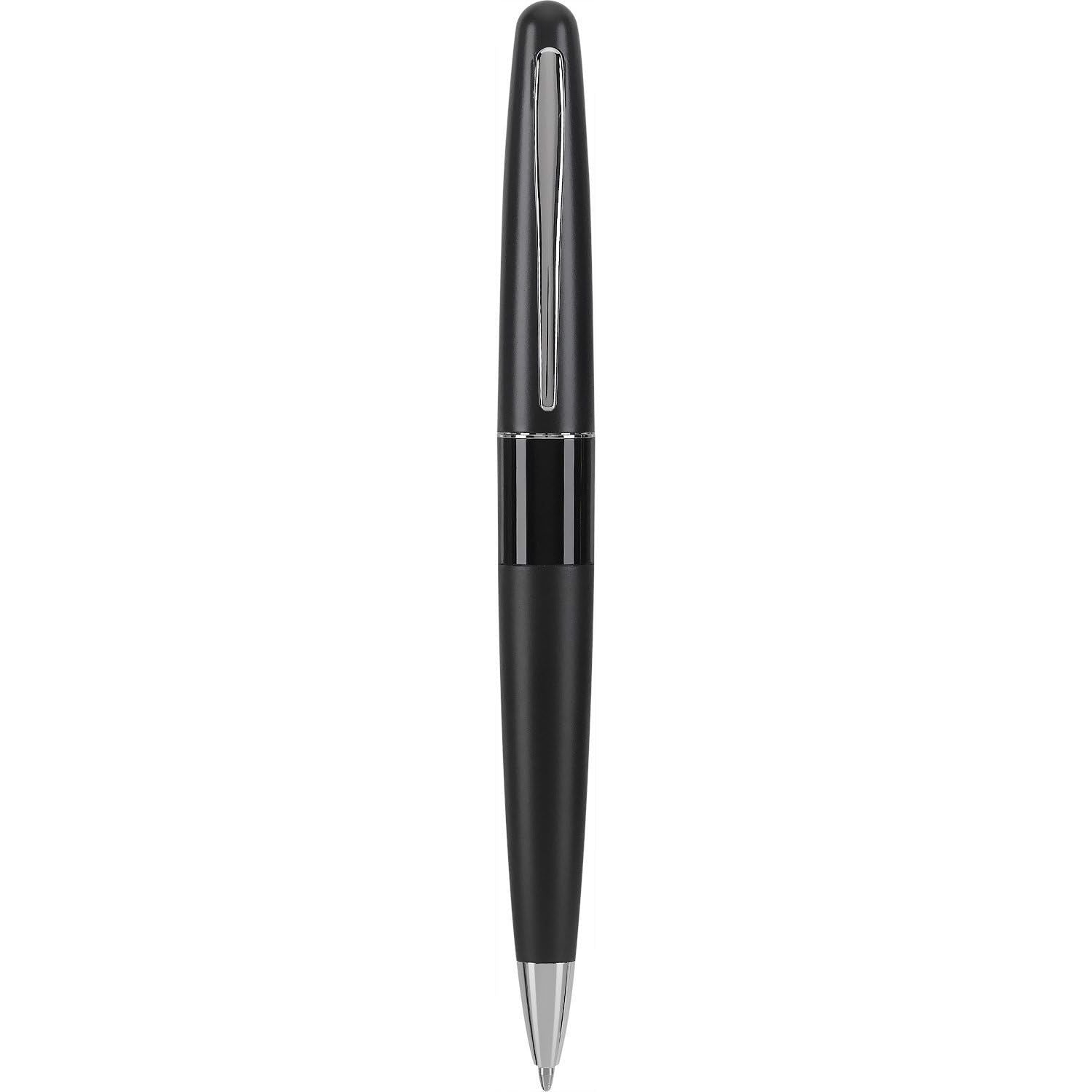 Buy now PILOT Metropolitan Collection Fountain Pen, Black Barrel, Classic Design, Medium Nib, Black Ink (91107) Barrel Color May Vary Medium Nib at indiglob india