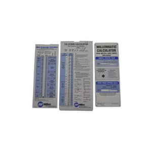 Buy now Miller 043125 MIG, TIG, Stick, 3-Pack Calculators at indiglob india