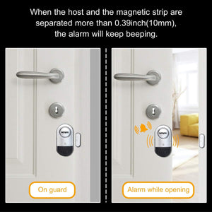 Buy now Door Window Alarm 2 Pack Noopel Home Security Sensor Burglar Anti-Theft 120DB Alarm with Batteries Included - DIY Easy to Install (2) at indiglob india