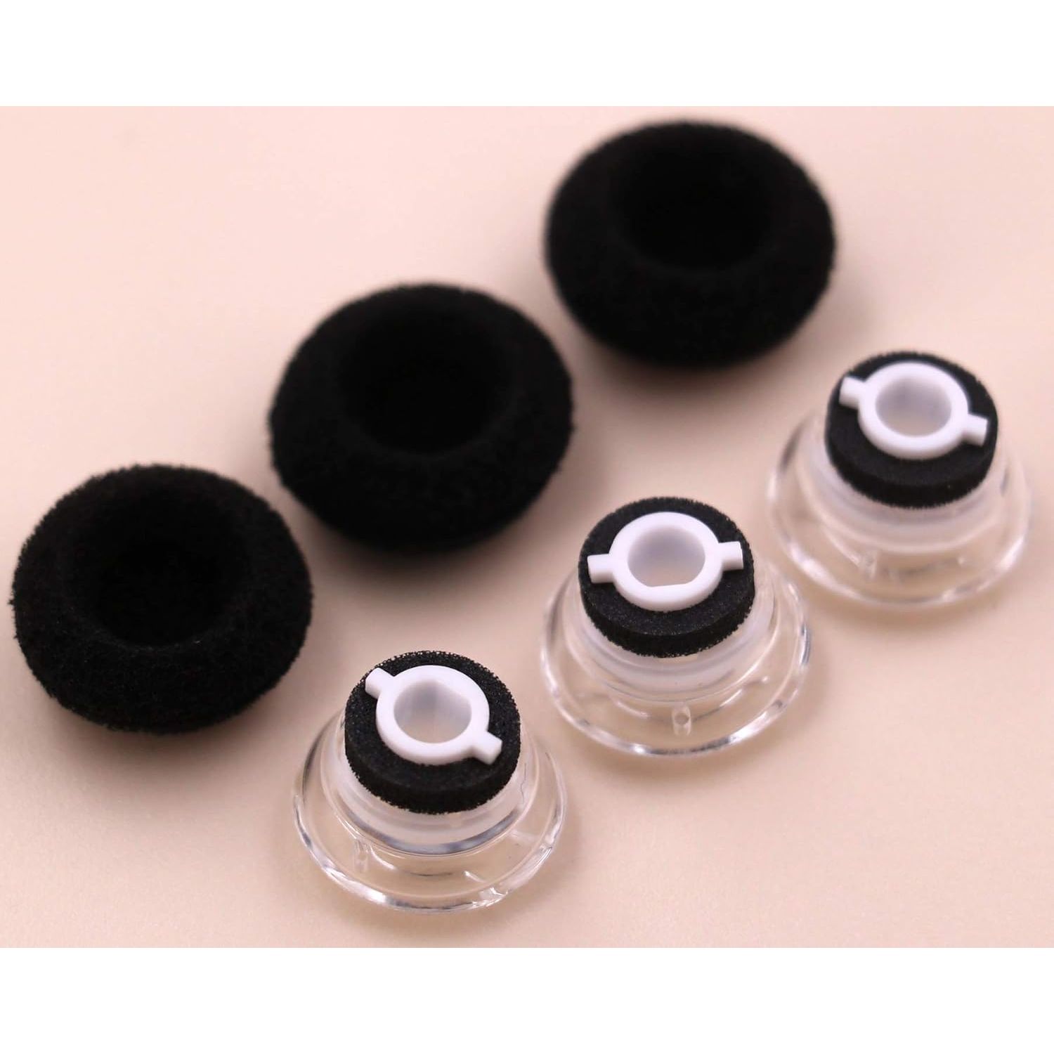 Buy now Earbuds Eartips Kit Replacement for Plantronics Voyager 5200, Medium Size Ear Gels Tips and Foam for Plantronics Voyager 5200 / Legend Eartip Kit [ 3 Pack ] (Medium Gray) S Clear at indiglob india