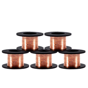 Hilitand 5 Rolls/Set 12m Copper Wire Enameled Wire Copper Winding Wire Enameled Repair Wire 0.004" Diameter Offer | Buy Original India