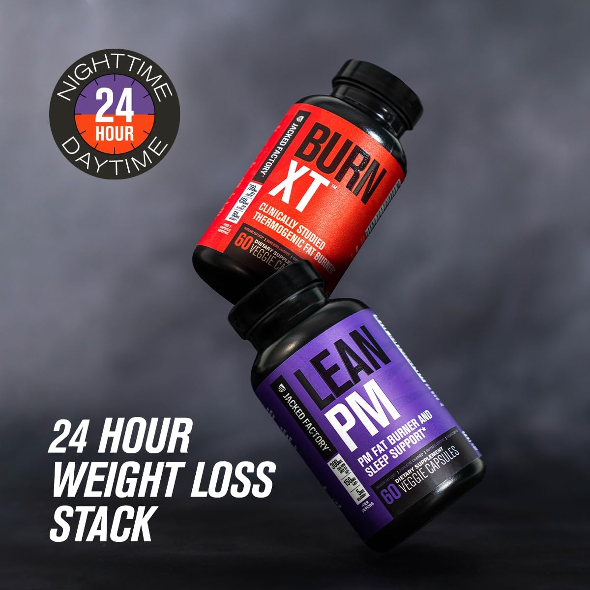 Buy now Jacked Factory Burn-XT Clinically Studied Fat Burner & Weight Loss Supplement - Appetite Suppressant & Energy Booster - with Acetyl L-Carnitine, Green Tea Extract and More - 60 Natural Diet Pills at indiglob india