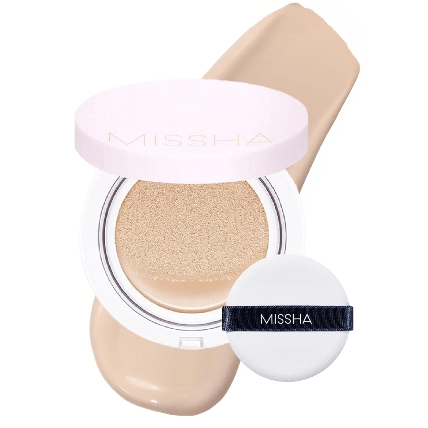 Buy now MISSHA Magic Cushion Foundation No.23 Natural Beige for light with neutral skin tone - Flawless Coverage, Dewy Finish, Easy Application for All Skin Types 0.52 Ounce (Pack of 1) No.21 at indiglob india