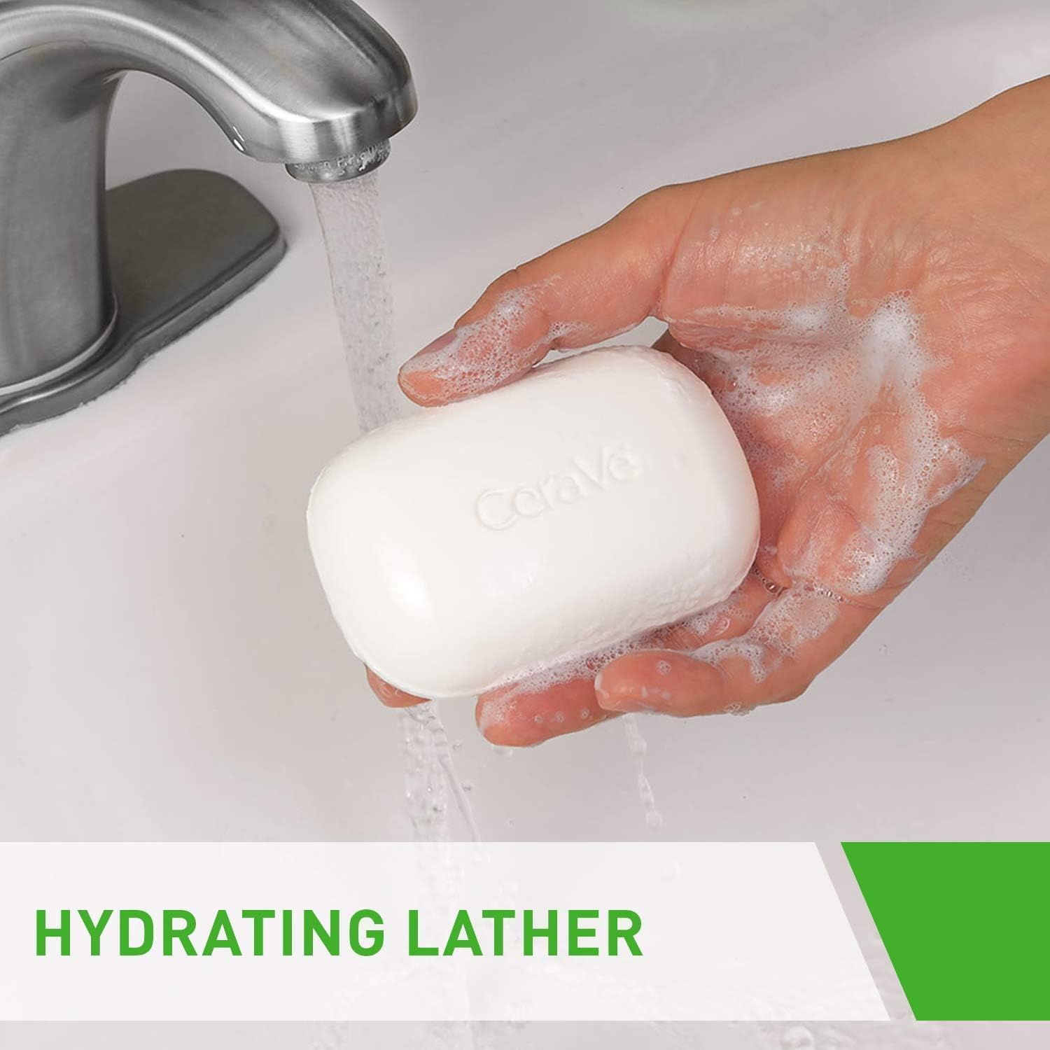 Buy now CeraVe Hydrating Cleanser Bar - Soap-Free Body and Facial Cleanser with 5% Moisturizing Cream - 4.5 Ounce Bar at indiglob india