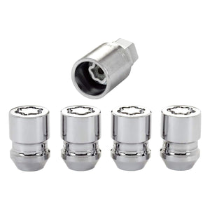 Buy now McGard 24157 Chrome Wheel Lock Set, Cone Seat, M12x1.5 Thread, 13/16 Key Hex at indiglob india