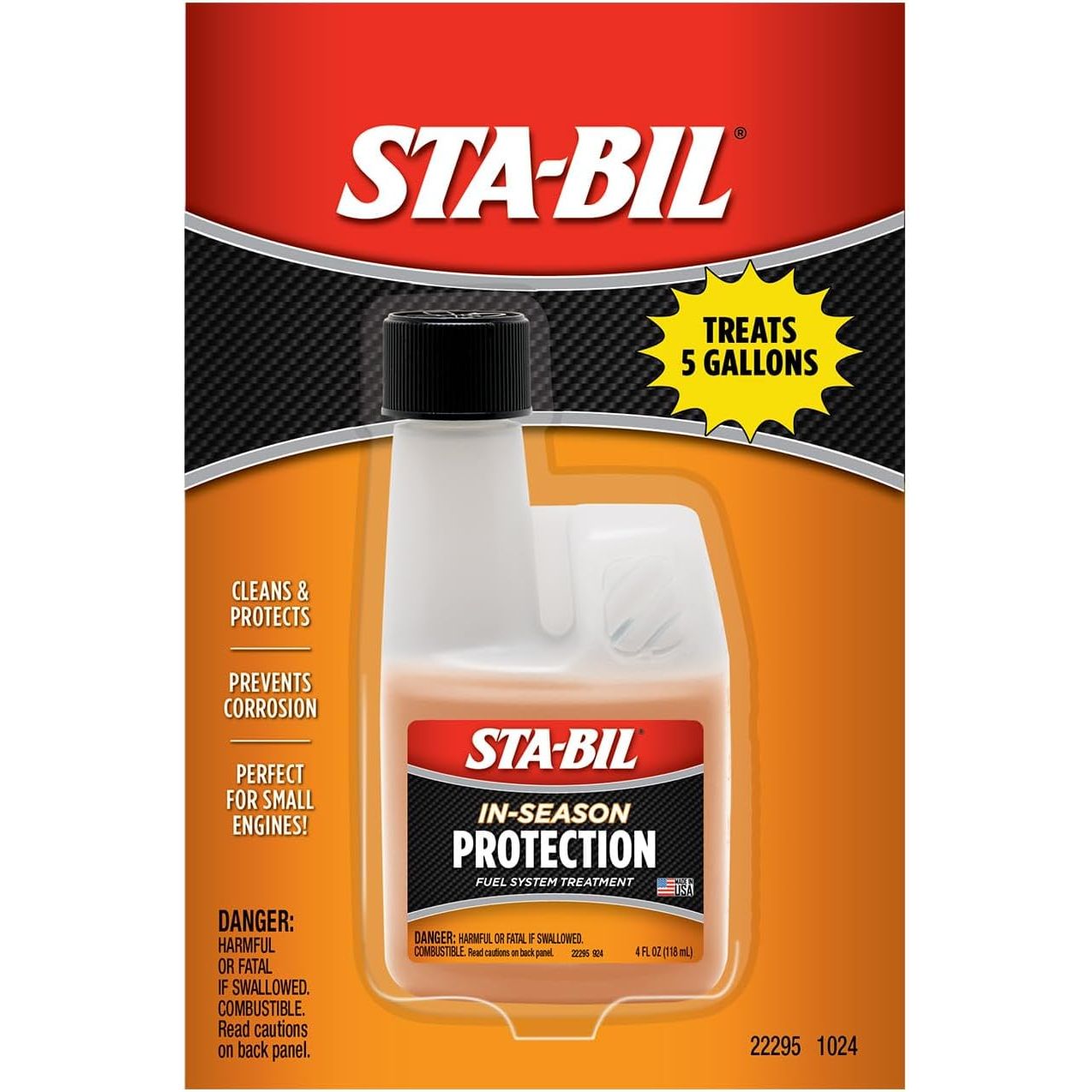 Buy now STA-BIL In-Season Protection Fuel System Treatment | Full Protection Fuel System Cleaner, Injector Cleaner, Increases MPG, Prevents Corrosion, 10 Fl. Oz. 4 fl. oz. at indiglob india