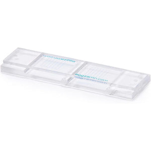 Buy now McMaster Method Microscope Slide - FEC (Fecal Egg Count) or Worm Count, Double Chamber Slide for Parasite Testing and Management in Horses, Sheep, Goats and Cattle at indiglob india