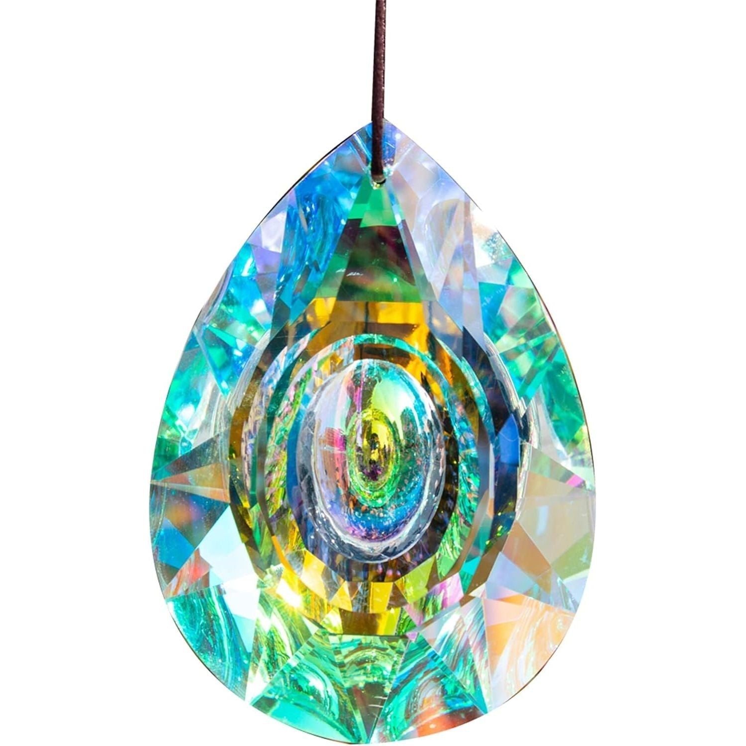 Buy now H&D HYALINE & DORA 89mm/3.5in Hanging Chandelier Crystals Prisms for Window Suncatchers Chandelier Parts Rainbow Maker Pendants at indiglob india