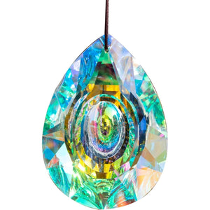Buy now H&D HYALINE & DORA 89mm/3.5in Hanging Chandelier Crystals Prisms for Window Suncatchers Chandelier Parts Rainbow Maker Pendants at indiglob india