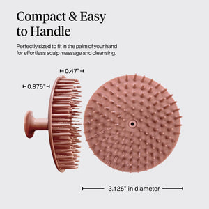 Buy now Kitsch Scalp Massager for Hair Care - Scalp Scrubber, Shampoo Brush & Exfoliator for All Hair Types - Relaxing & Exfoliating - Terracotta at indiglob india