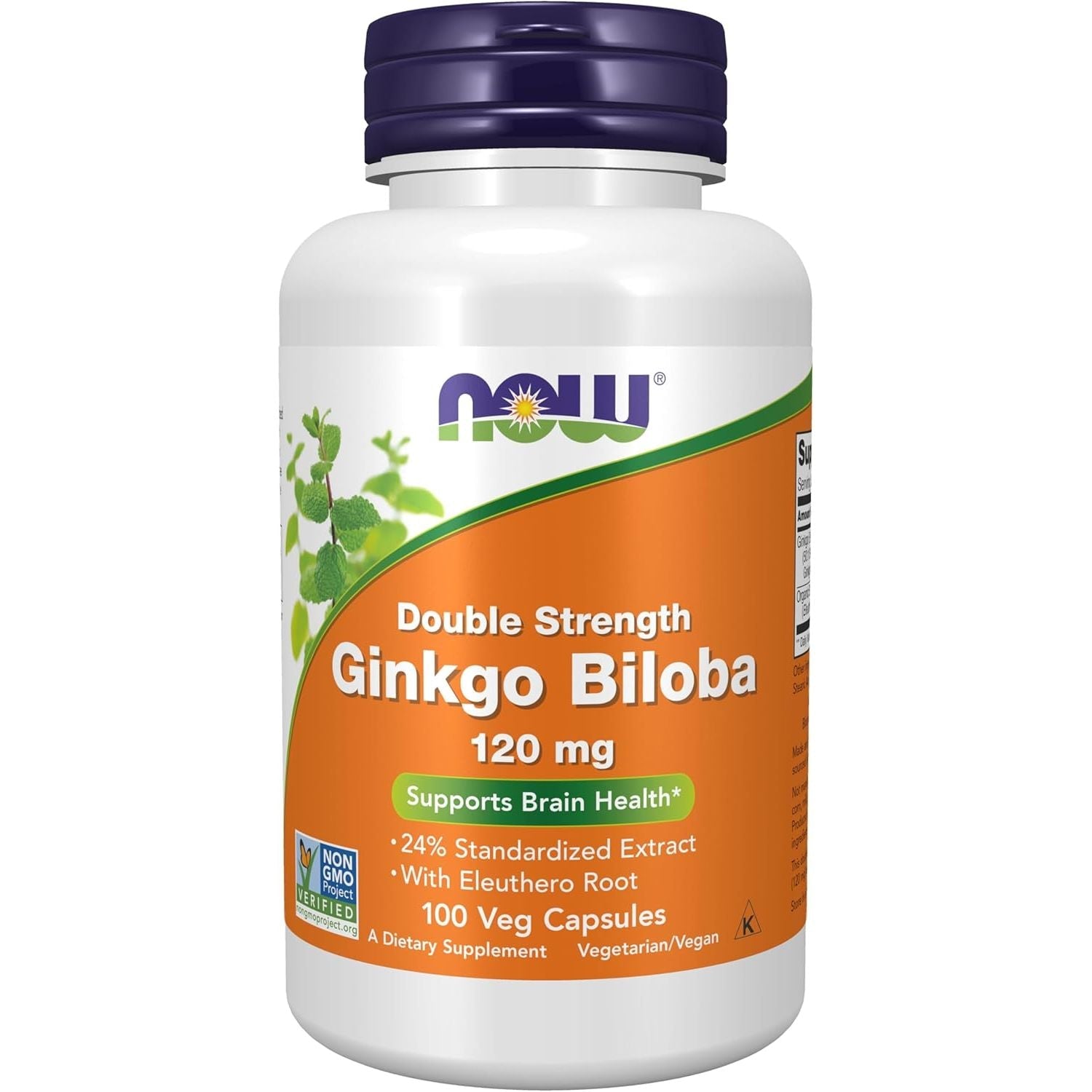 Buy now NOW Supplements, Ginkgo Biloba 120 mg, Double Strength, Non-GMO Project Verified, 200 Veg Capsules 100 Count (Pack of 1) at indiglob india