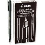 Buy now PILOT Extra Fine Point Permanent Markers, Black Ink, 12-Pack (44102) at indiglob india
