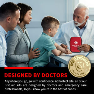 Buy now Protect Life Survival First Aid Kit for Home/Business, Camping Survival Kits | Mini Travel First Aid Kit | Camping Equipment | Small Kits for Car | Outdoor Emergency Survivals Pack - 200pcs at indiglob india