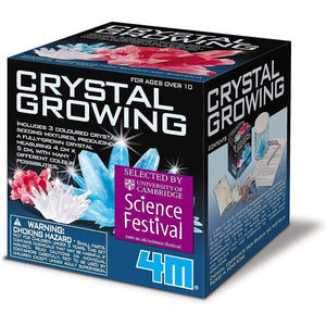 Buy 4M Crystal Growing Science Kit - 3 Colored Crystals - Easy DIY STEM Toys Lab Experiment Specimens, A Great Educational Gift for Kids & Teens, Boys & Girls Ages 10+ Online India | 4M Official