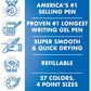 Buy now Pilot, G2 Gel Ink Refills, Extra Fine Point 0.5 mm, Black, Pack of 2 at indiglob india
