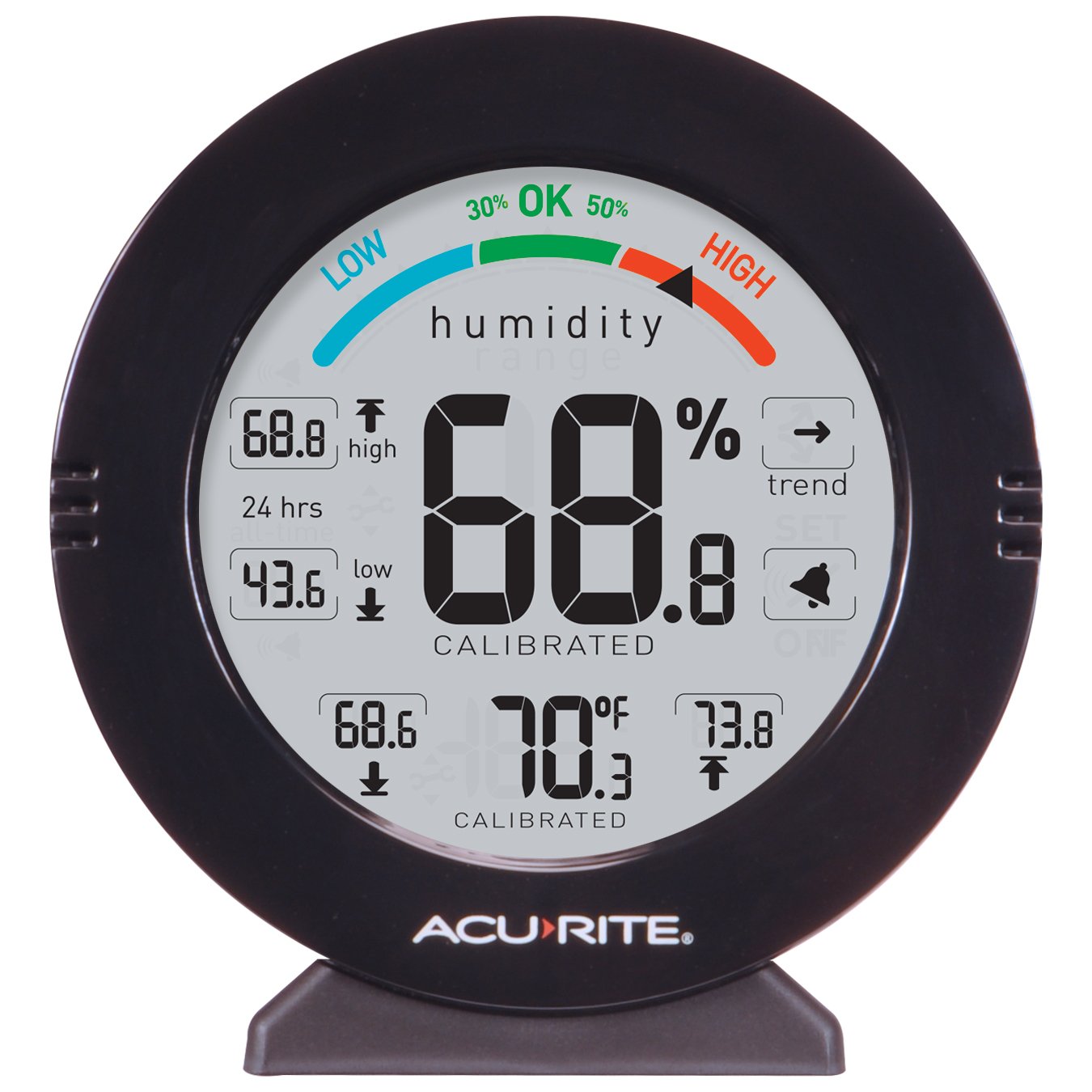 AcuRite AcuRite 01080M Pro Accuracy Temperature and Humidity Gauge with Alarms, Black India | Shop  Online